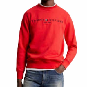Tommy Hilfiger Classic Red Crewneck Sweatshirt, Youth Boy’s 12/14 Years